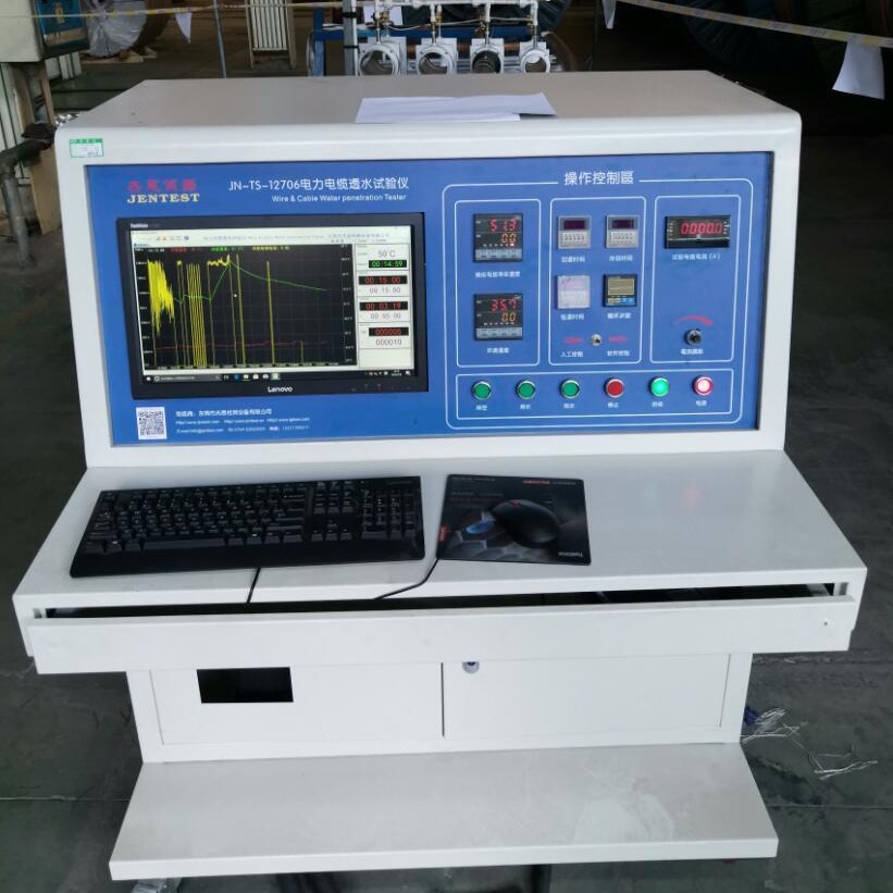 电缆防水性能测试仪 自动控制电缆加温透水试验机 杰恩仪器 JN-TS-12706图片