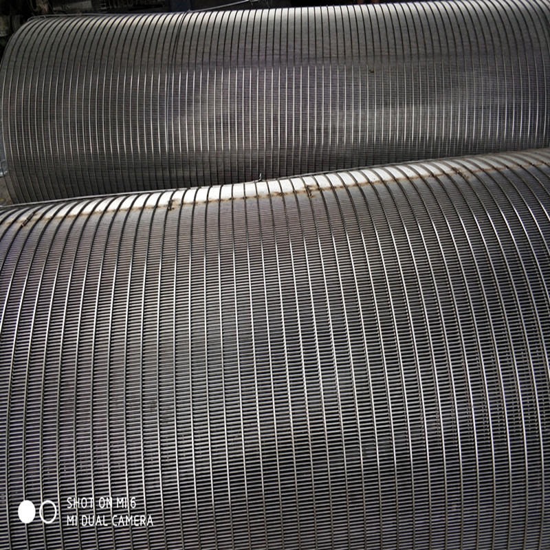 不锈钢条形矿筛网 焊接条缝震动筛网 楔形条形筛网 厂家供应