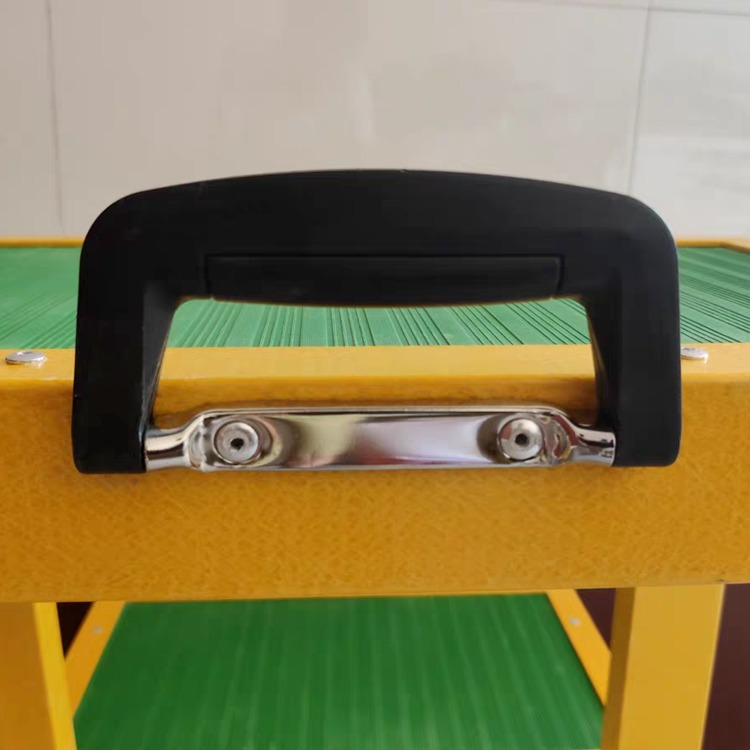 电工作业可移动绝缘凳 移动检修凳 JXD 智科山东 玻璃钢双层凳