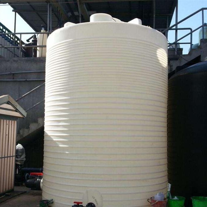 荆州20吨印染纺织储水桶直销 30T滚塑一体成型大型水塔 耐酸碱pe储罐