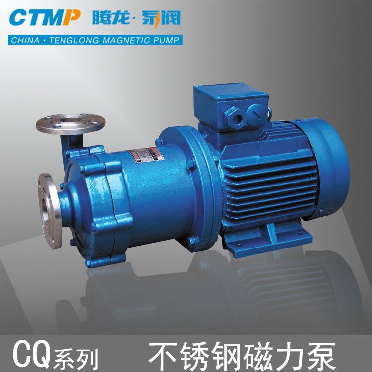 CQ不锈钢泵磁力泵 316/304耐腐蚀耐酸碱 耐高温化工泵 腾龙厂家