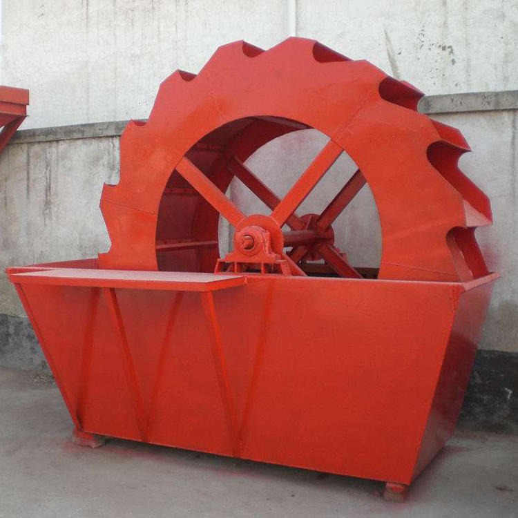洗砂机制砂生产线设备  时处理量150吨石英砂洗砂机 大型轮斗式洗砂机图片