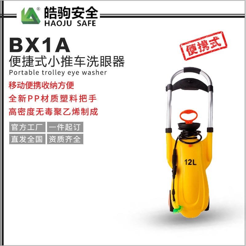 皓驹牌BX1A移动便携式洗眼器 ABS塑料喷头12L洗眼器 小拉车式洗眼器 上海厂家直销图片