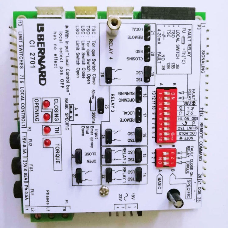 伯纳德技术 电动执行器 电位器组件 电源板 执行机构配件 CIPOT1