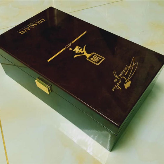 北京裂纹漆木盒金色漆黑色漆木盒包装订做厂家多年生产经验