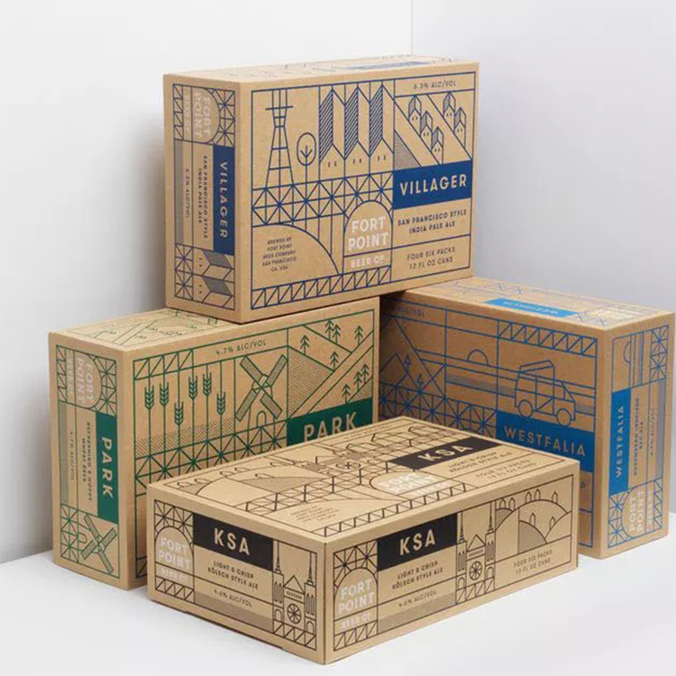 武汉印刷厂 瓦楞纸包装盒 产品盒设计 酒包装盒 新坐标包装 UV工艺 价格