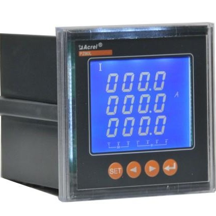 安科瑞 三相电压3V LCD液晶蓝屏显示 PZ48L-A/V3 芯片制造 三相电压表