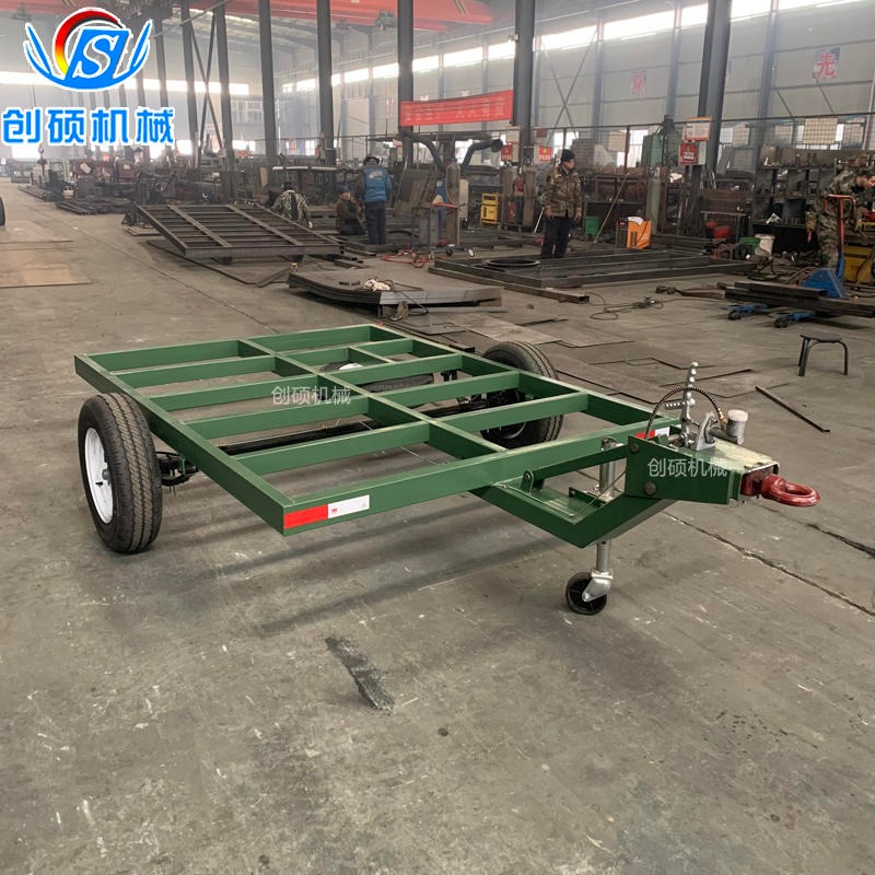 创硕CSPC-5 厂区转运平板车 重型工具拖车 平板拖车厂家