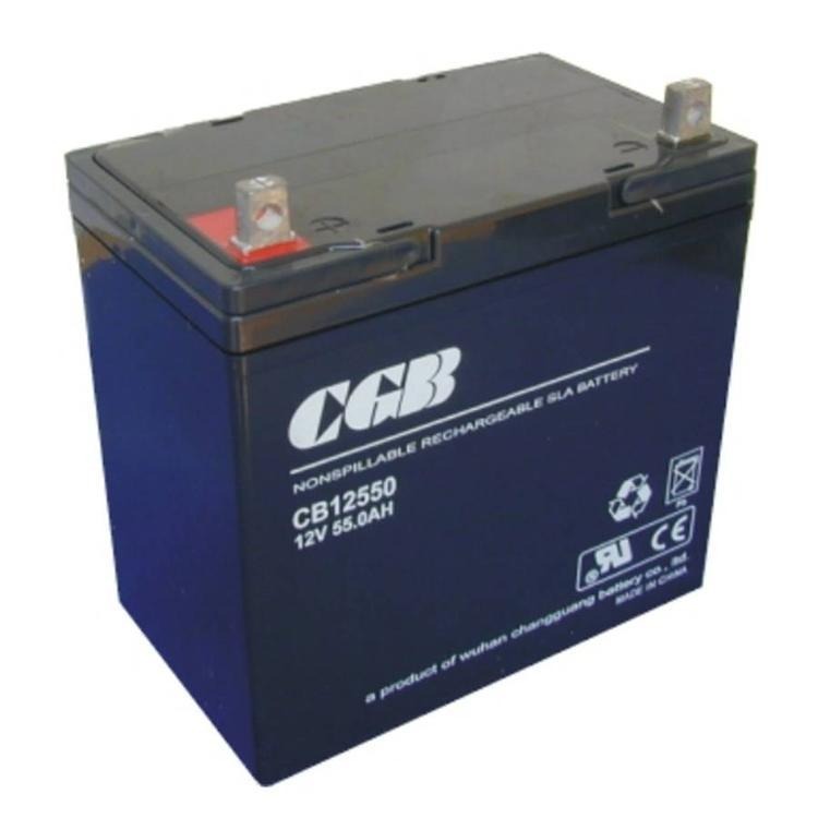 长光蓄电池CB12550直流屏免维护电池长光蓄电池12V55AH储能应急电池