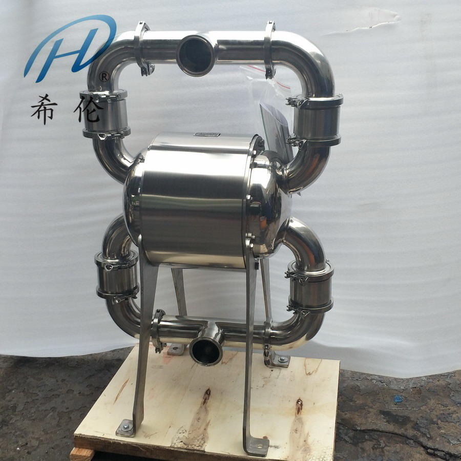 卫生级气动隔膜泵生产厂家 不锈钢卫生级隔膜泵 食用级隔膜泵