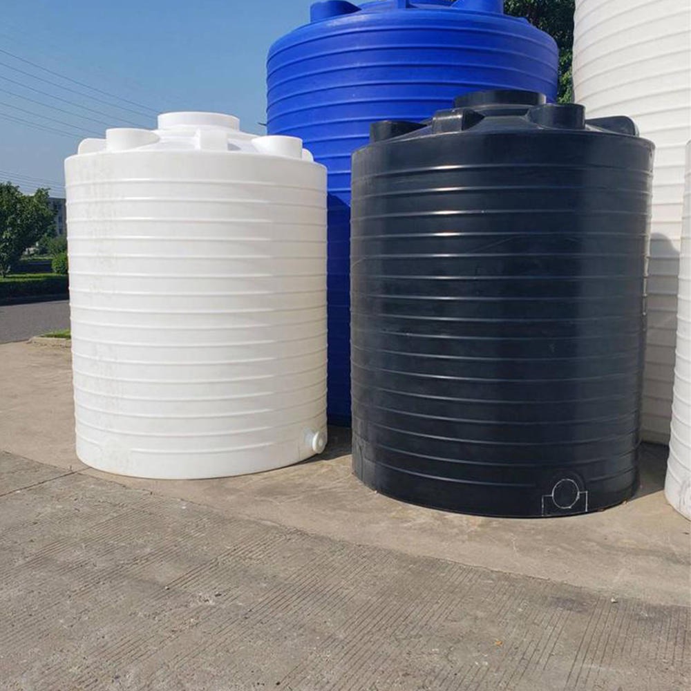 10吨加厚塑料储水罐 水箱10立方PE水塔耐酸碱储罐减水剂储罐 塑料大桶图片