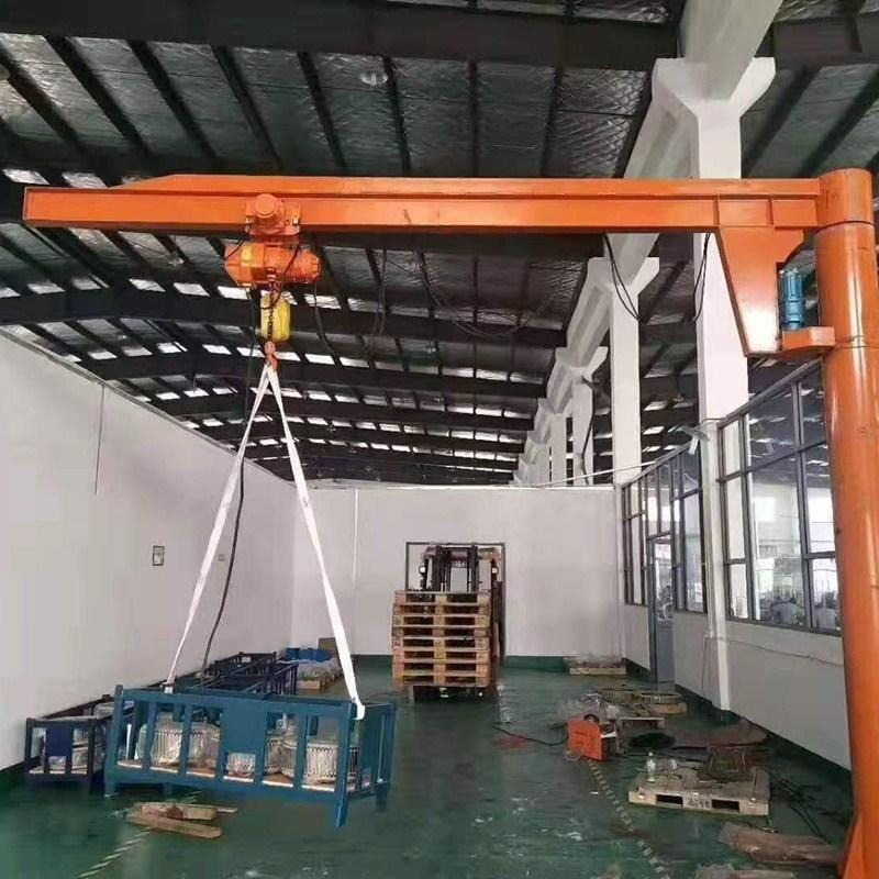 创新厂家定制 0.5吨电动悬臂吊  电动立柱单臂吊  小型吊机  360度电动旋转  1吨电动独臂吊