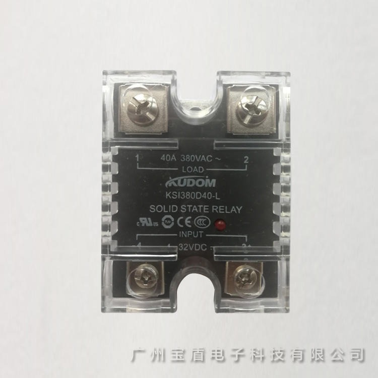 库顿 KUDOM KSI380D40-L 单相固态继电器 单相交流固态继电器 交流固态继电器