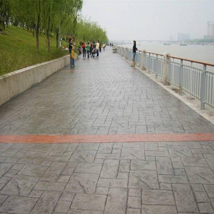 上海彩色压模地坪 压模混凝土材料厂家