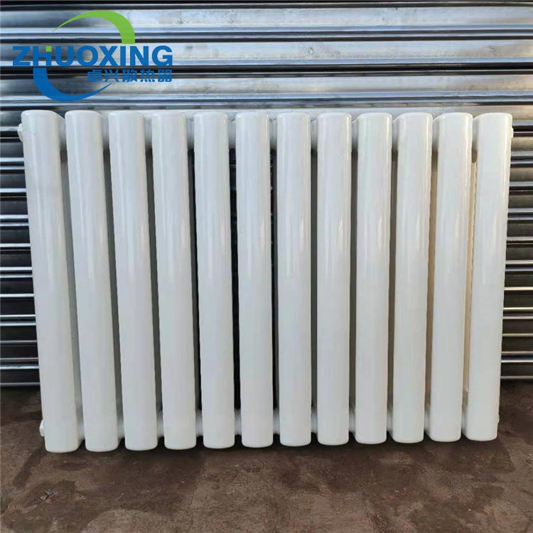 厂家生产供应钢制散热器  钢二柱工程壁挂式暖气片现货