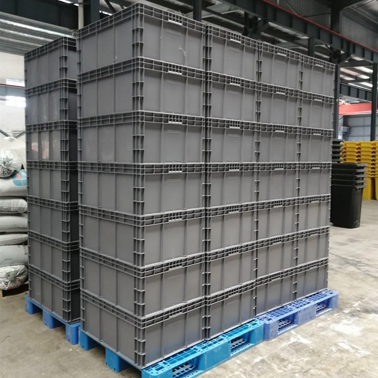 武汉塑料塑料物流箱生产厂家生产销售多种规格EU物流箱物料收纳箱图片