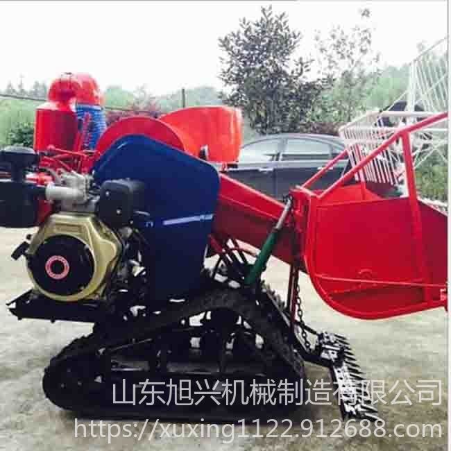 旭兴4LZ-1.0水稻小麦收割机  小麦收割机农业机械