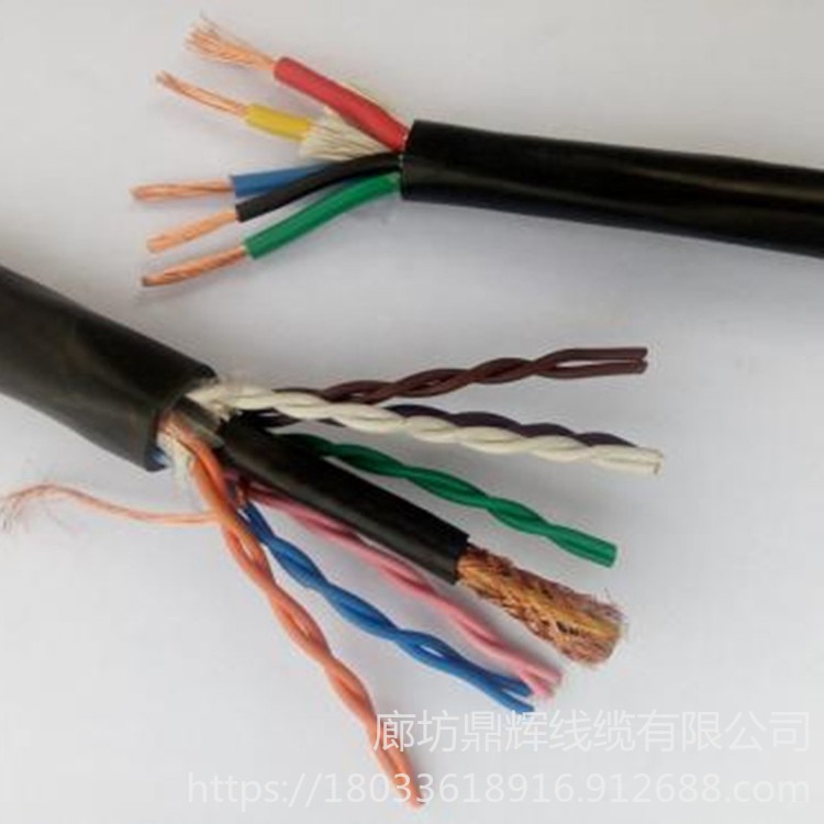 电话信号电缆HSYV-6 鼎辉 PVV信号电缆 PVVZ信号电缆型号 4X1.5信号电缆图片