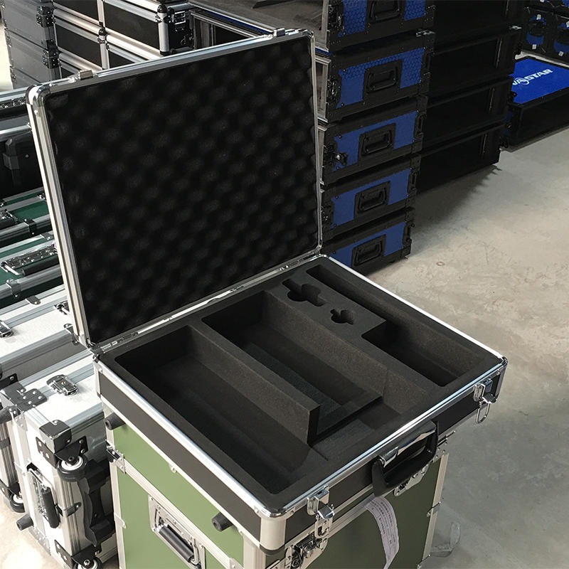西北手提仪器铝箱 电子仪器仪表箱定制 加工铝箱 来图加工工具箱 仪器箱