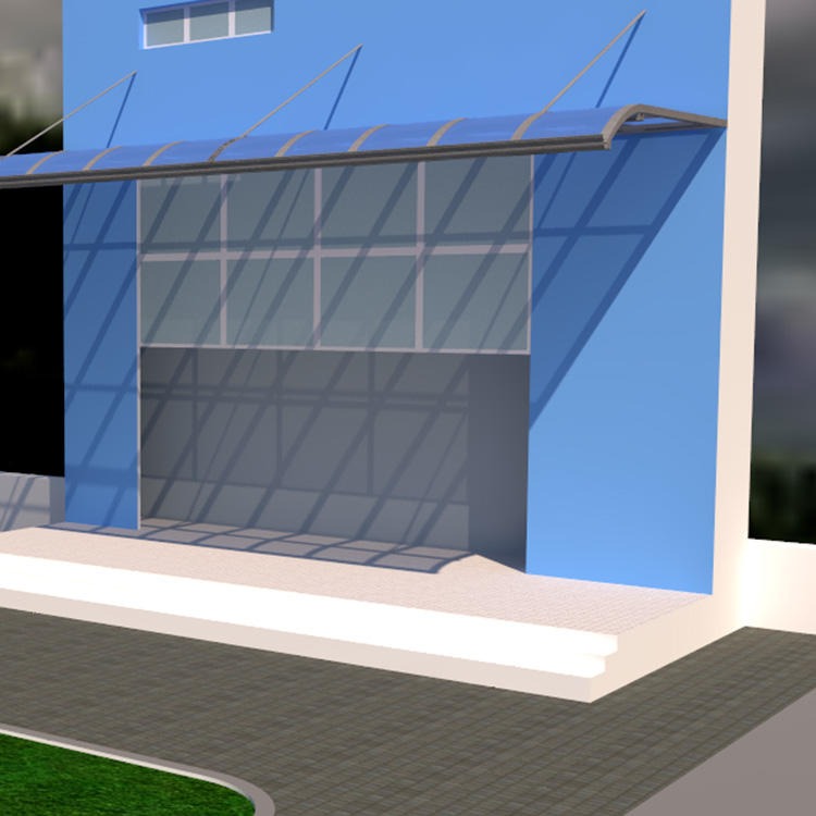 批发 铝合金遮阳防晒雨棚 铝合金别墅庭院雨棚 PC透明耐力板雨棚