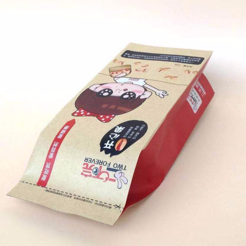 德远塑业生产定制坚果自立拉链食品包装袋牛皮纸包装袋价格优惠