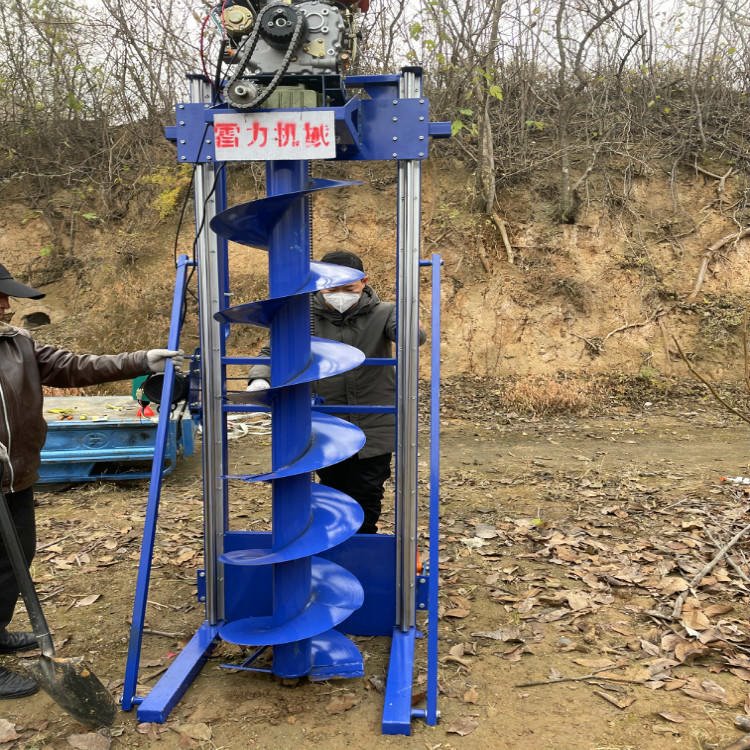 贵州山地栽电线杆子打洞机 埋水泥杆桩打孔机 手扶挖洞机