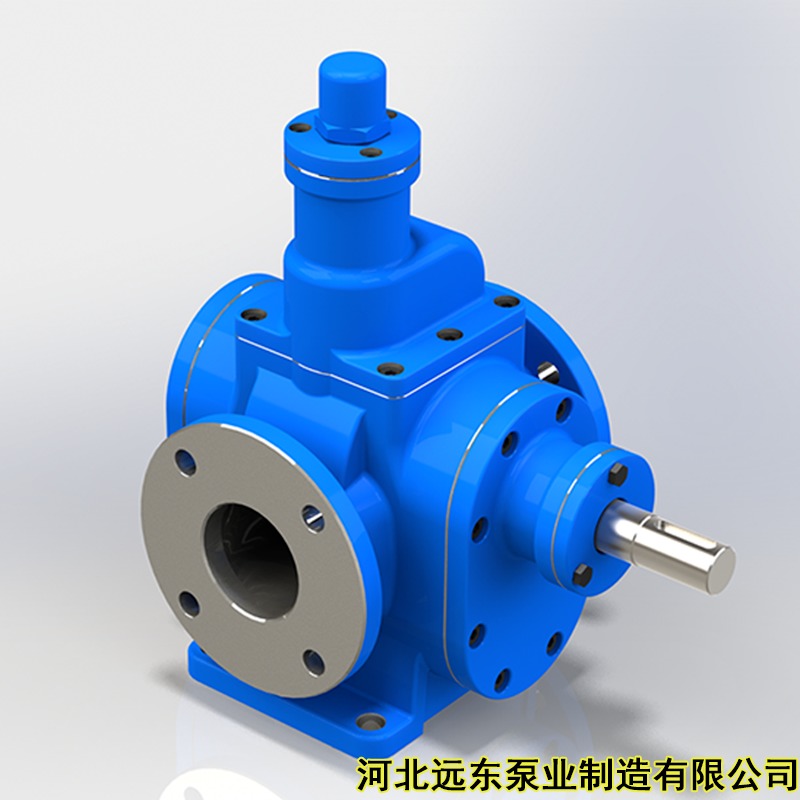 成品润滑油输送泵流量10m3/h,用YCB10齿轮泵配4kw-6电机质量是企业的形象和声誉