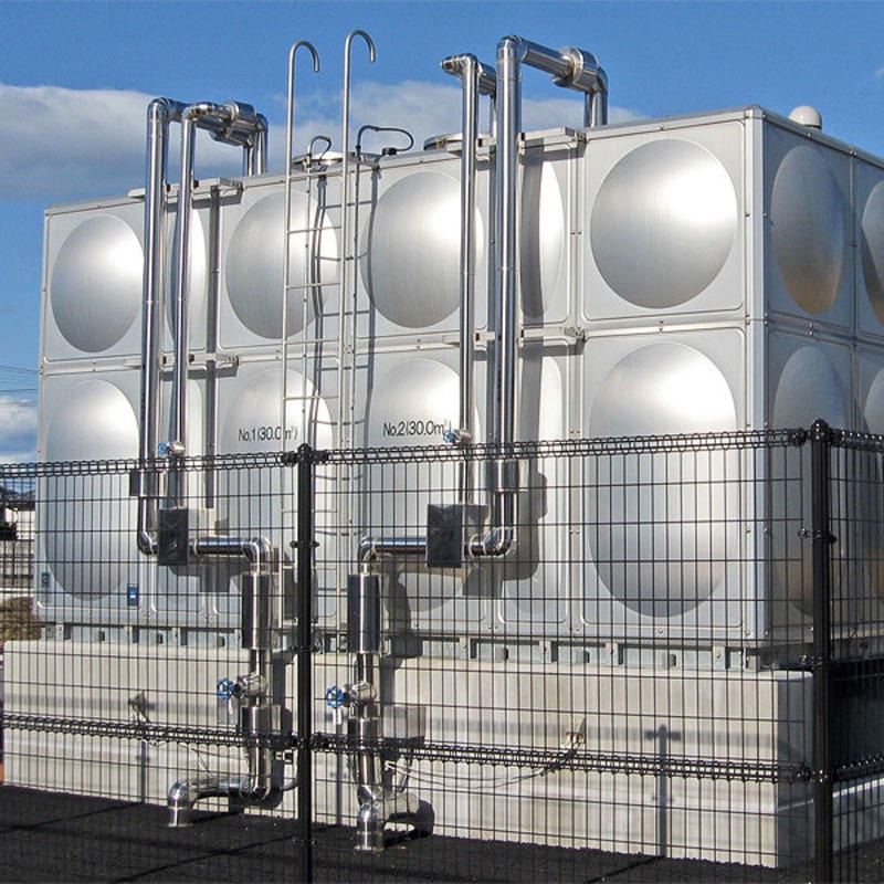 不锈钢组合水箱 方形定制型水箱 大型消防专用水箱