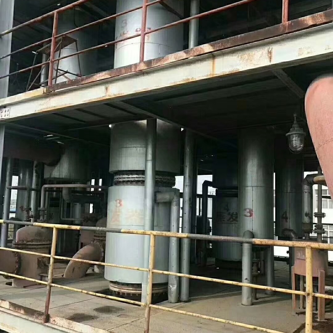 回收四效10吨蒸发器   回收MVR双级蒸发器   回收二手浓缩蒸发器    二手强制循环蒸发器