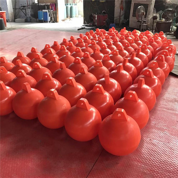 海上塑料浮球 宁波40公分单耳浮球 海洋浮球厂家图片