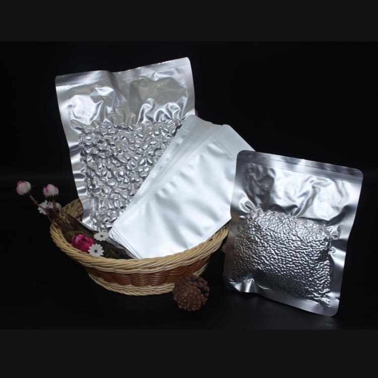 德远塑业现货加厚纯铝箔袋 真空包装熟食袋 三边封茶叶面膜袋子 塑封盲袋定制图片