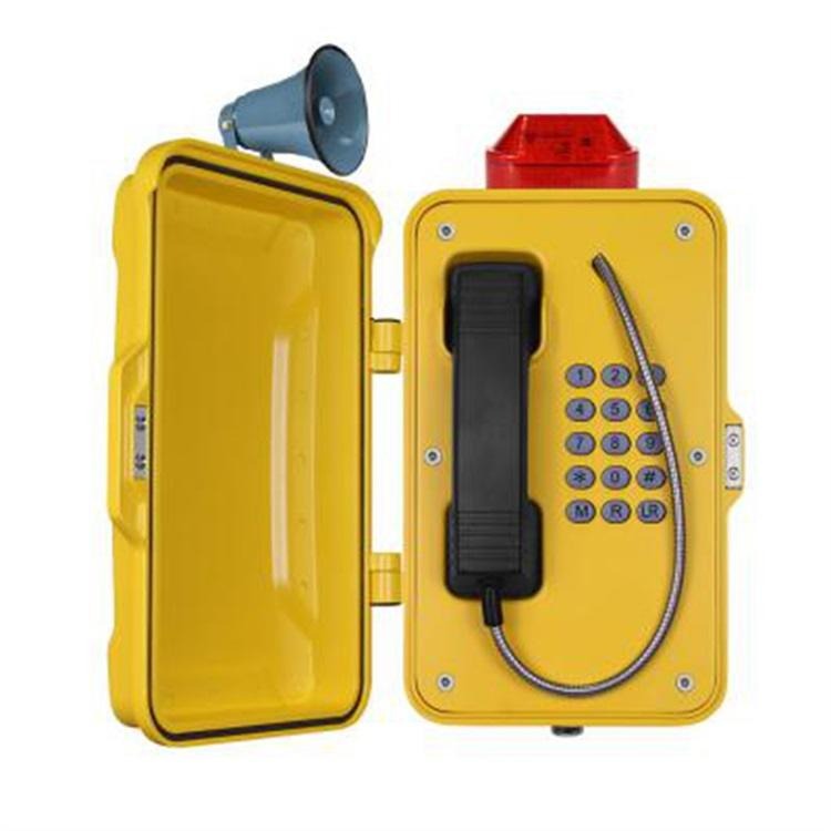奥莱IP防水声光电话机  脉冲式矿用电话机  多功能防水声光电话机图片