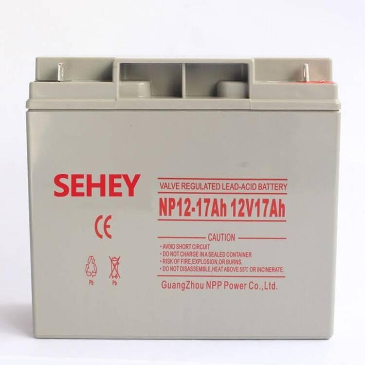 SEHEY蓄电池NP17-12西力蓄电池12V17AH直流屏 应急照明系统 UPS电源配套 配电柜
