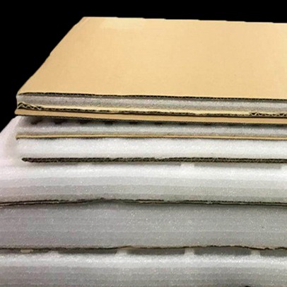 成型纸板加珍珠棉 EPE定位珍珠棉粘纸板 天第包装可定制专业零件包材生产商