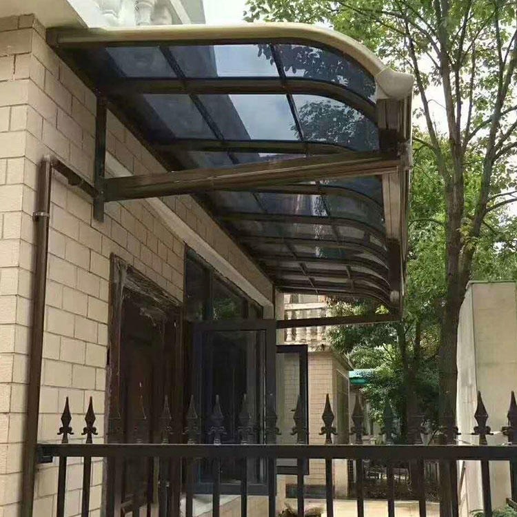 铝合金雨棚 透明铝合金雨棚 质量保证 加厚铝合金雨棚 厂家销售