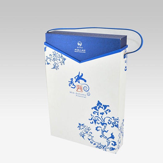 国风-青花瓷风格月饼包装盒 南京礼品包装盒 月饼盒定制厂家
