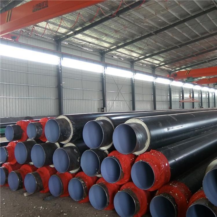 蒸汽保温钢管厂家 钢套钢复合保温钢管 聚氨酯保温螺旋钢管