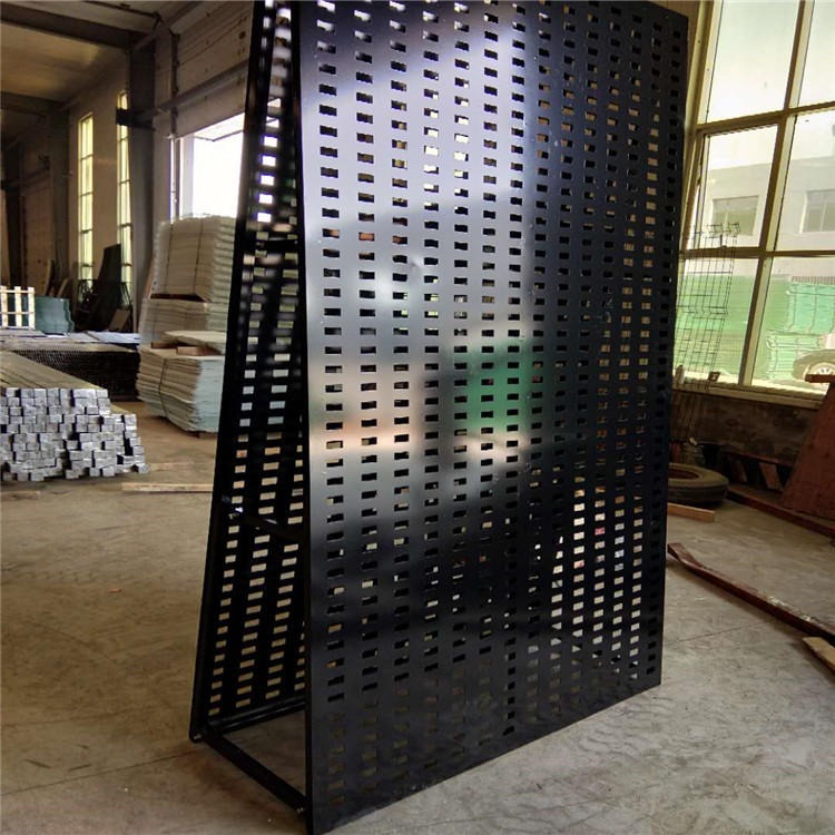 迅鹰双面展示柜  瓷砖方孔板展示架 临沂市瓷砖展架展柜
