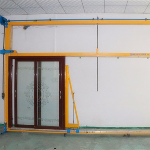厂家批发4米x6米推拉折叠吊趟平开门门窗调试架，铝合金门调试架不锈钢门窗设备