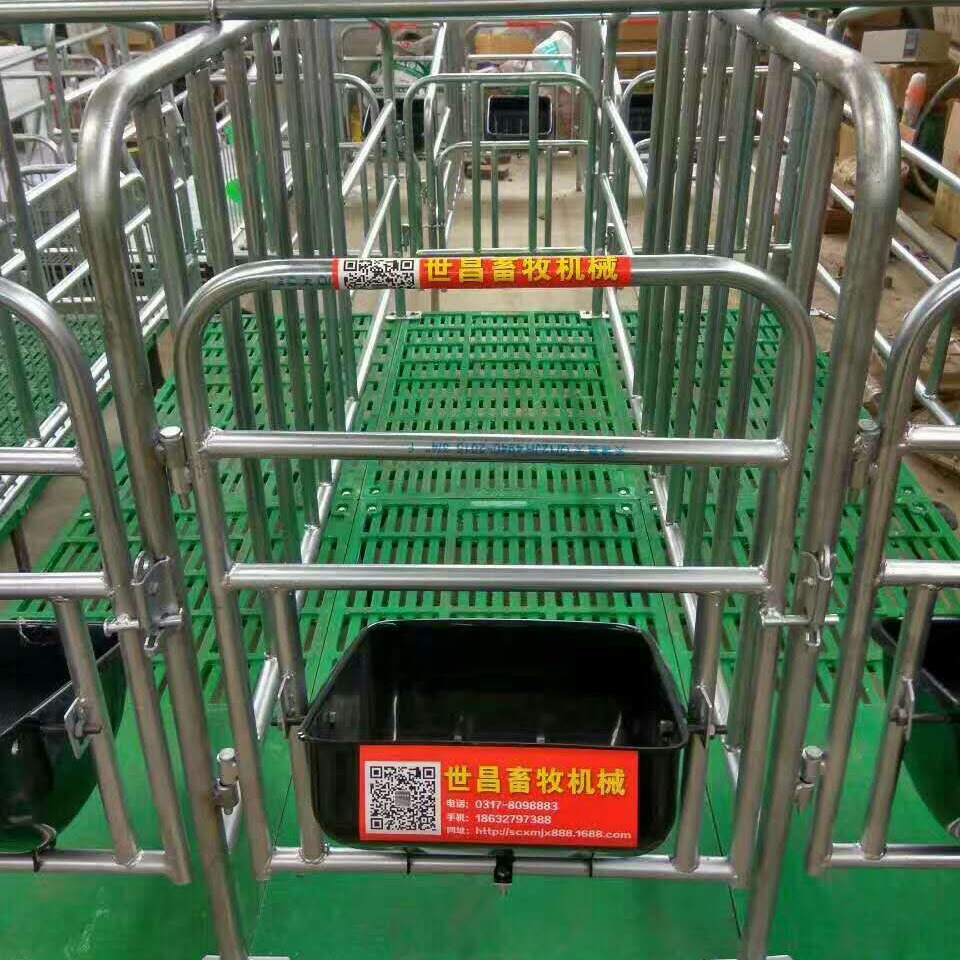 世昌畜牧生产供应猪场设备2.2带漏粪板限位栏