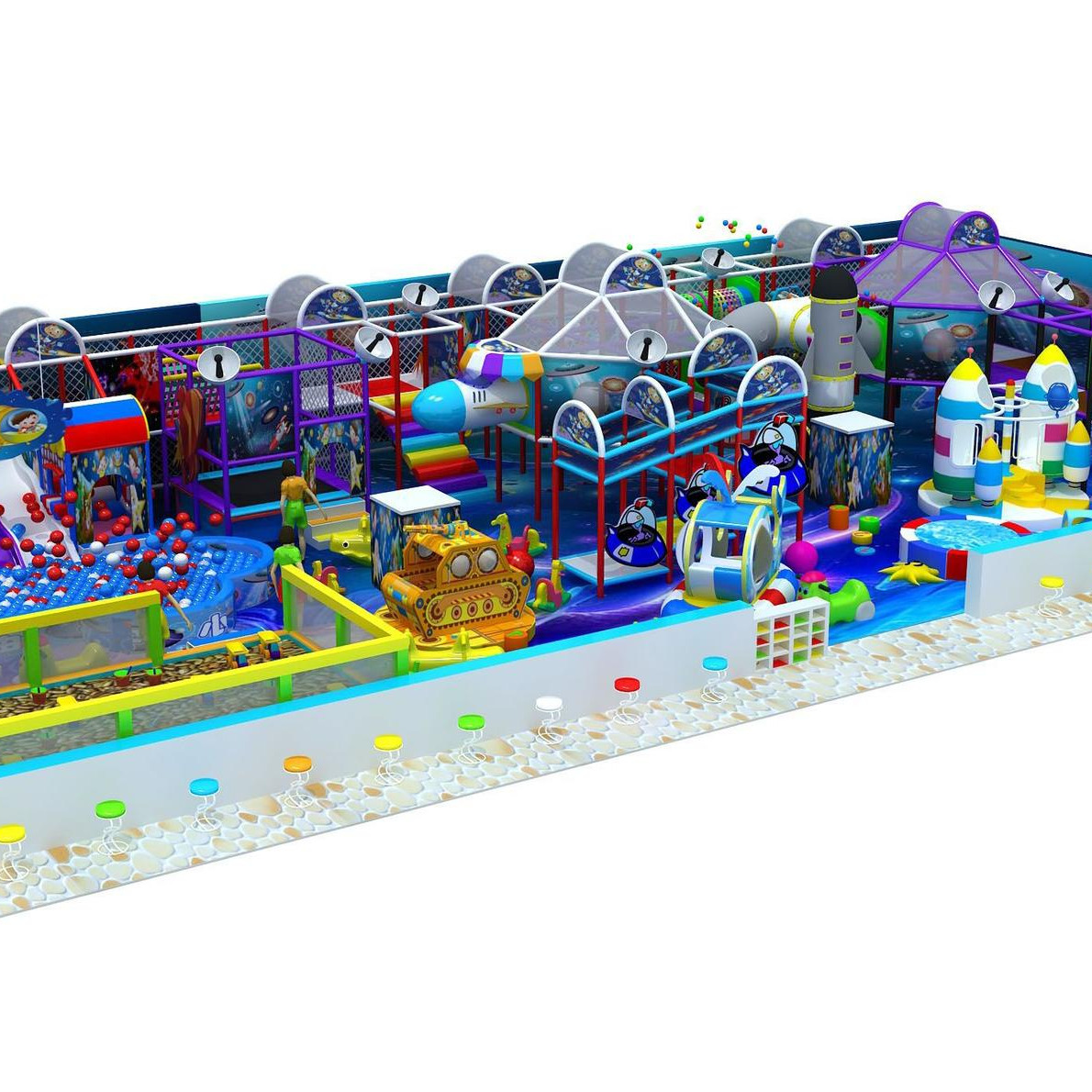 淘气室内儿童乐园淘气堡大型组合游乐设备亲子乐园糖果屋主题淘气