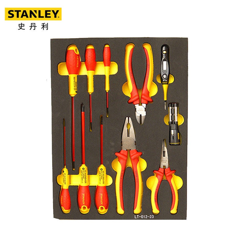 史丹利工具11件套绝缘工具托套装电工工具套装LT-012-23 STANLEY工具图片
