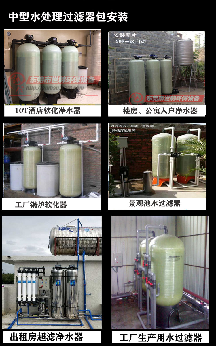 SHRO-3T/H反渗透纯水机 反渗透设备 工业反渗透净水机  井水处理设备示例图14