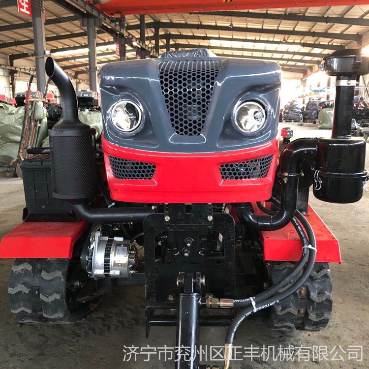 新款35马力的旋耕机 座驾式履带耕地机 安徽农用多功能田园管理机
