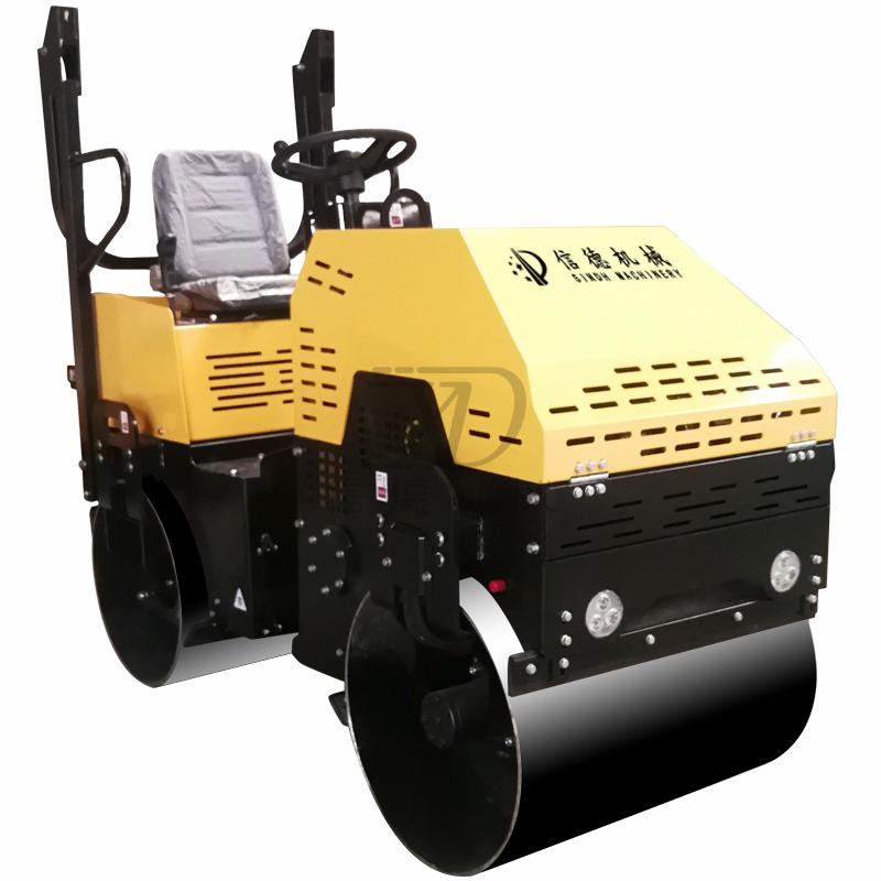 孟州  液压小型压路机装载机改装工程冲击振动驾驶压路机 小型压路机信德xd-600