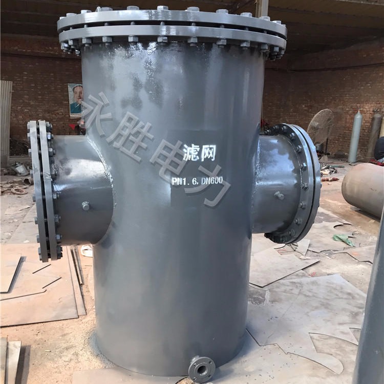 永胜品牌给水泵进口滤网，给水泵进口滤网抽出式，DN80-500，碳钢材质