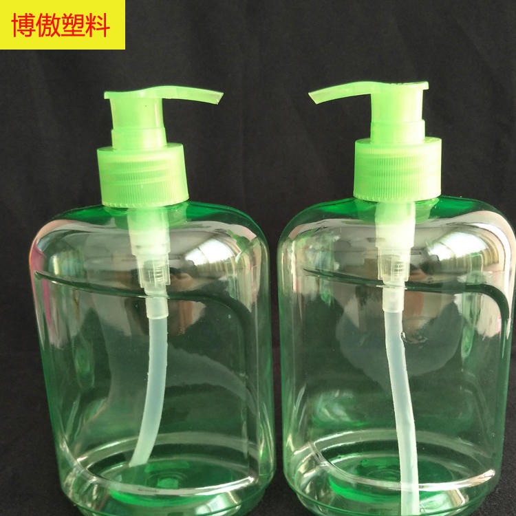 透明洗手液包装瓶 博傲塑料 500ml塑料包装瓶 洗手液瓶规格
