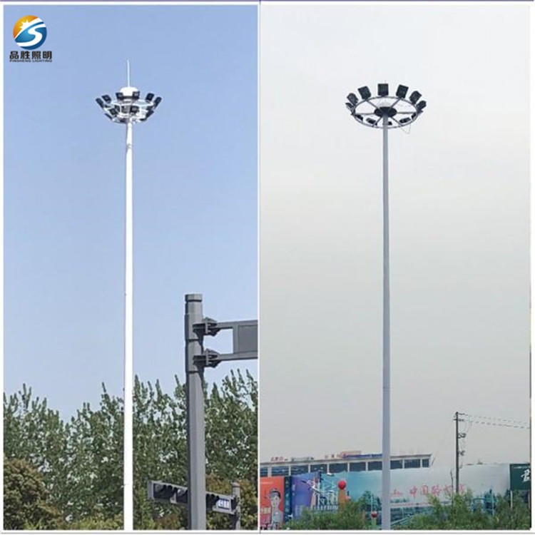 贵港广场高杆灯 15至40米升降式LED高杆灯 品胜高杆灯专业定制图片