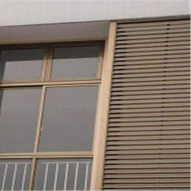 外墙防雨固定式电动铝合金百叶窗 外墙百叶窗 办公室百叶窗 莜歌厂家