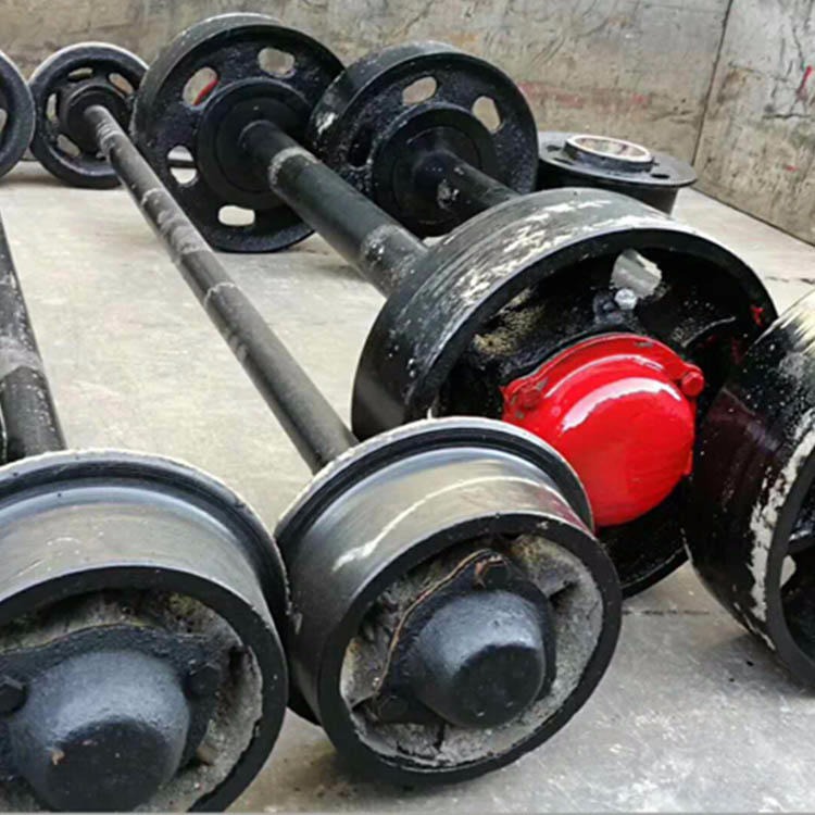 悍博各种规格矿车轮对 矿车铸铁矿车轮 MG系列铸钢矿车轮图片